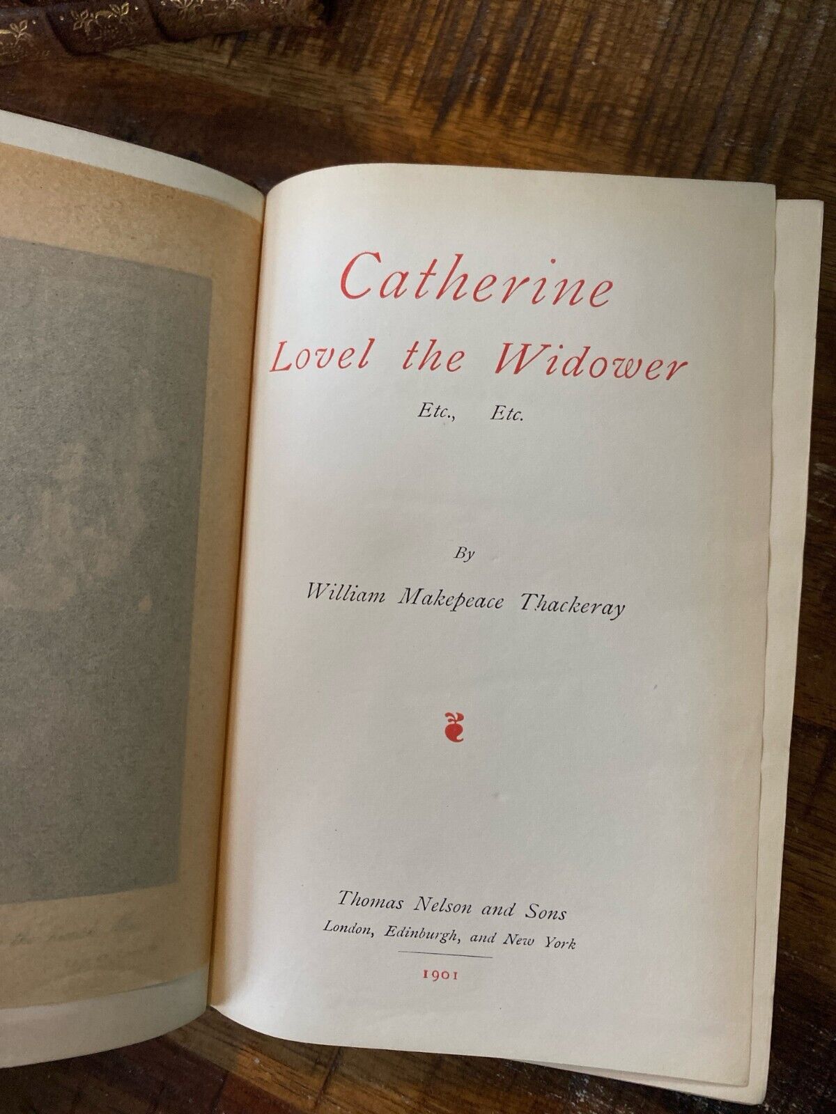 Catherine, Etc. by W.M. Thackeray 1901 New Century Library Leather