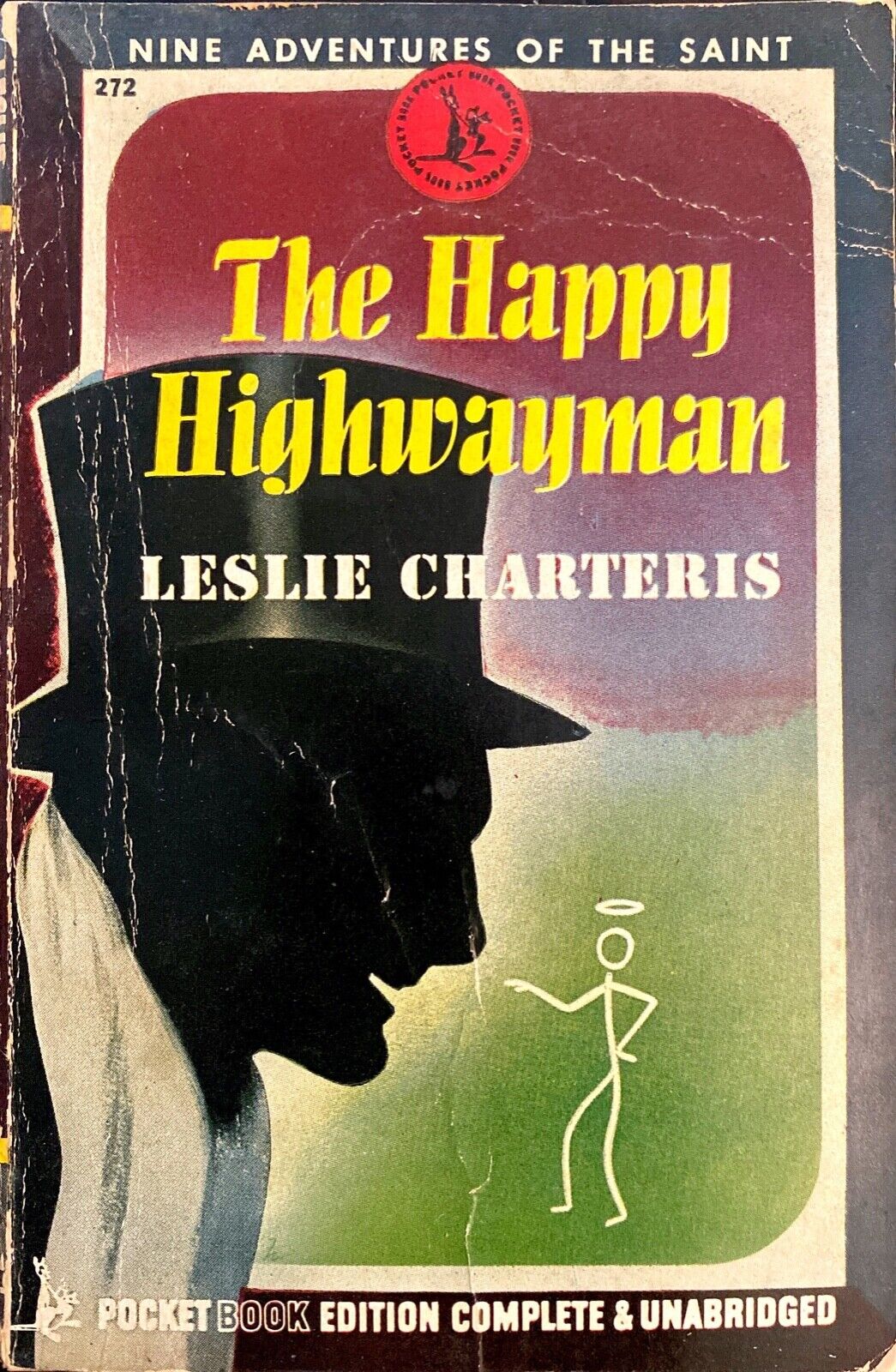 The Happy Highwayman by Leslie Charteris 1945 Pocket 272 Paperback