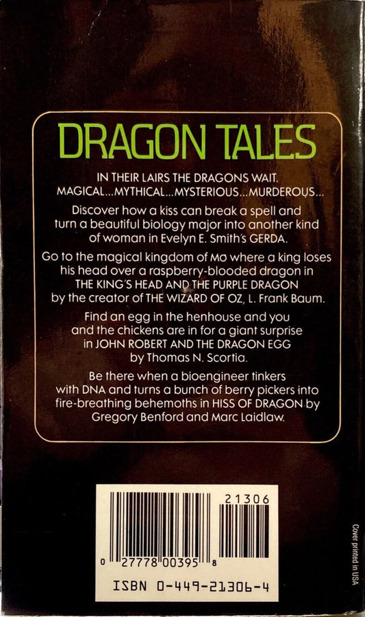 Dragon Tales edited by Asimov, Greenberg & Waugh 1986 Fawcett Paperback