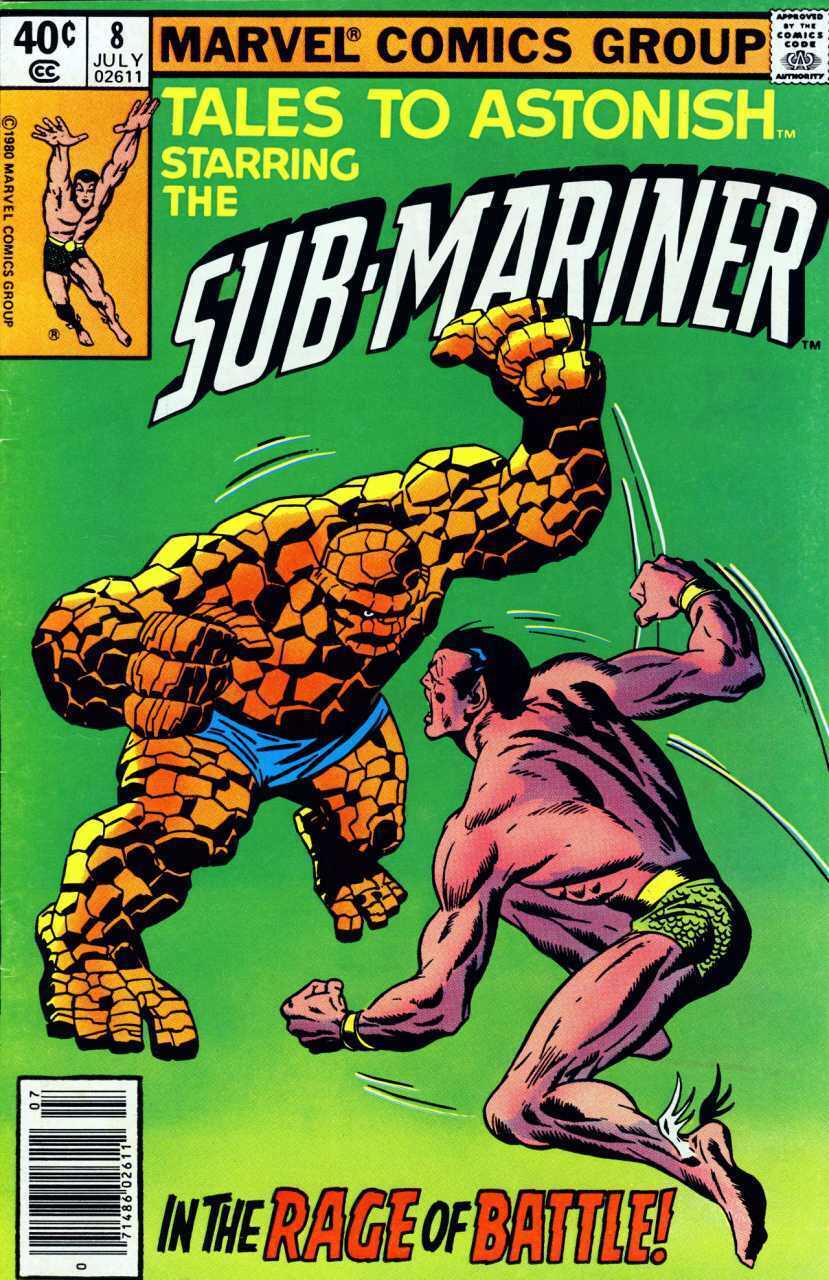 Marvel Comics Marvel Tales to Astonish #8 Bronze Age 1980 The Thing Namor