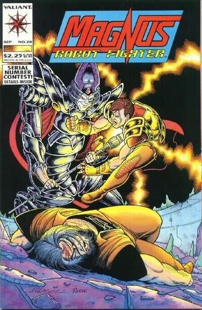 Valiant Comics Magnus Robot Fighter #28 Modern Age 1993