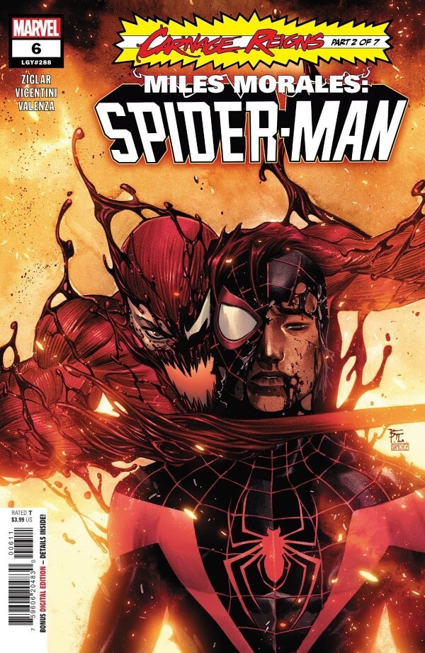 Marvel Comics Miles Morales: Spider-Man #6 (Legacy #288) Modern Age 2023