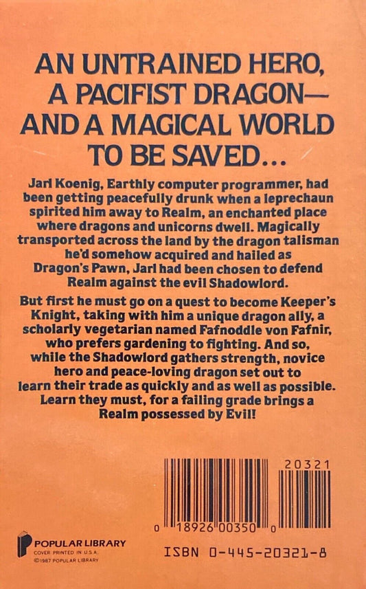 Dragon's Pawn by Carol L. Dennis 1987 Questar Paperback