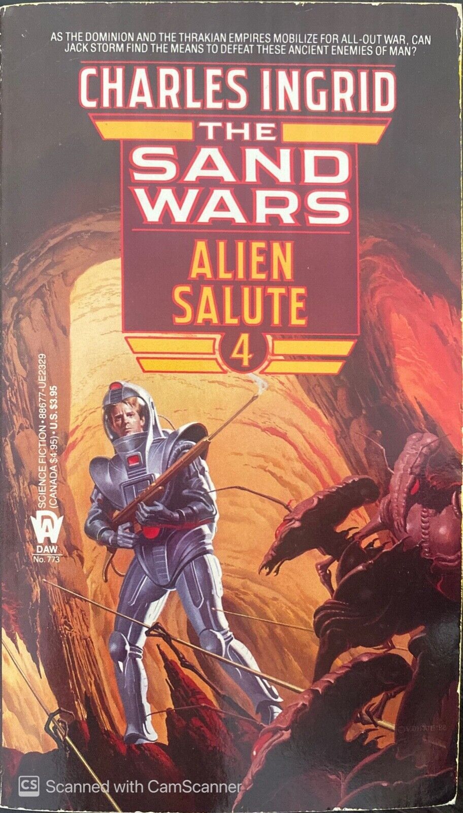 Alien Salute by Charles Ingrid 1989 Daw Paperback The Sand Wars 4