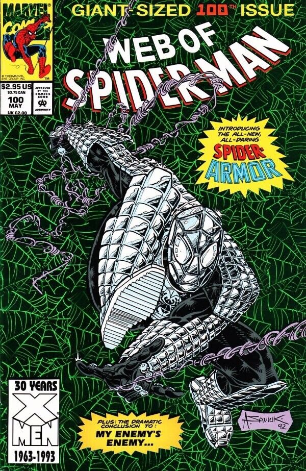 Marvel Comics Web of Spider-man #100 Modern Age 1993