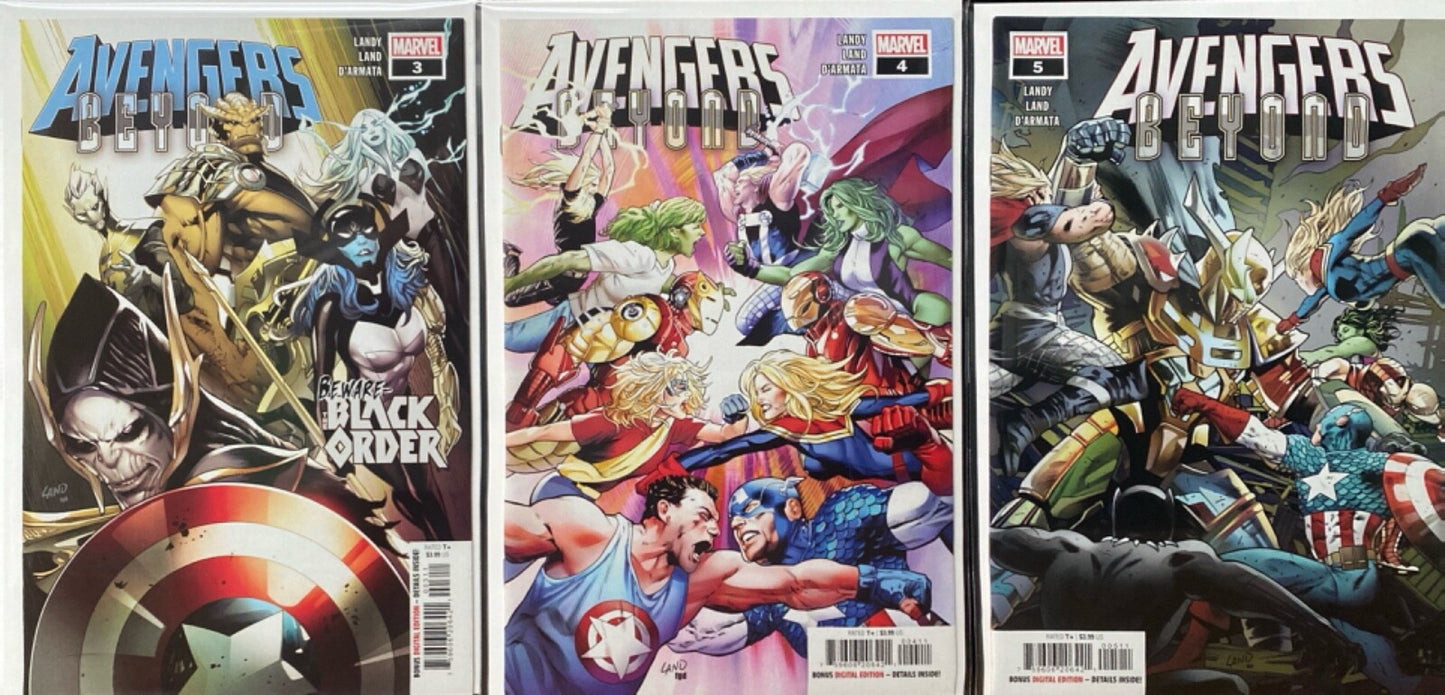 Marvel Comics Avengers: Beyond #1-5 Modern Age Complete
