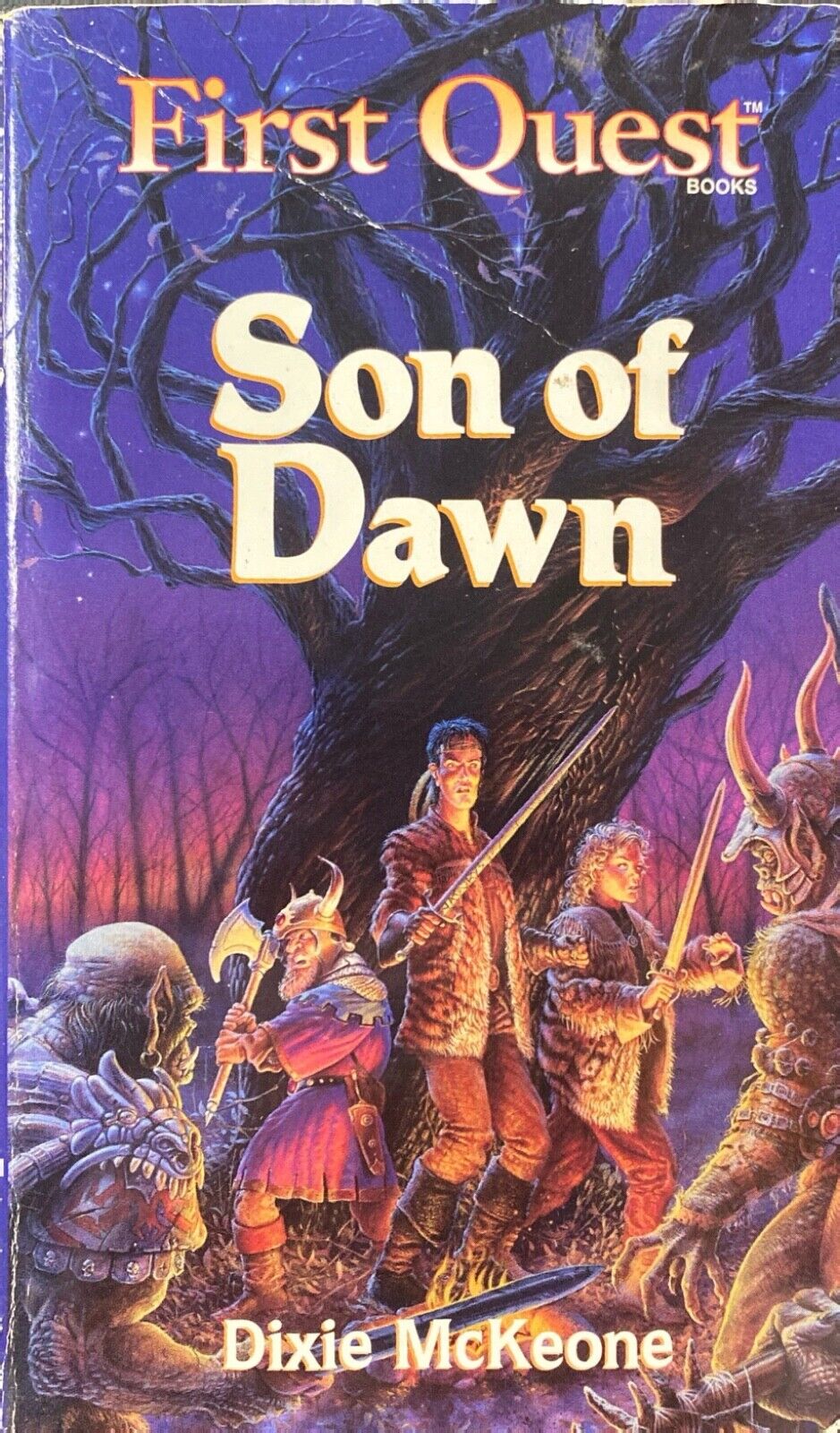 Son of Dawn by Dixie McKeone 1995 TSR Paperback Dungeons & Dragons First Quest