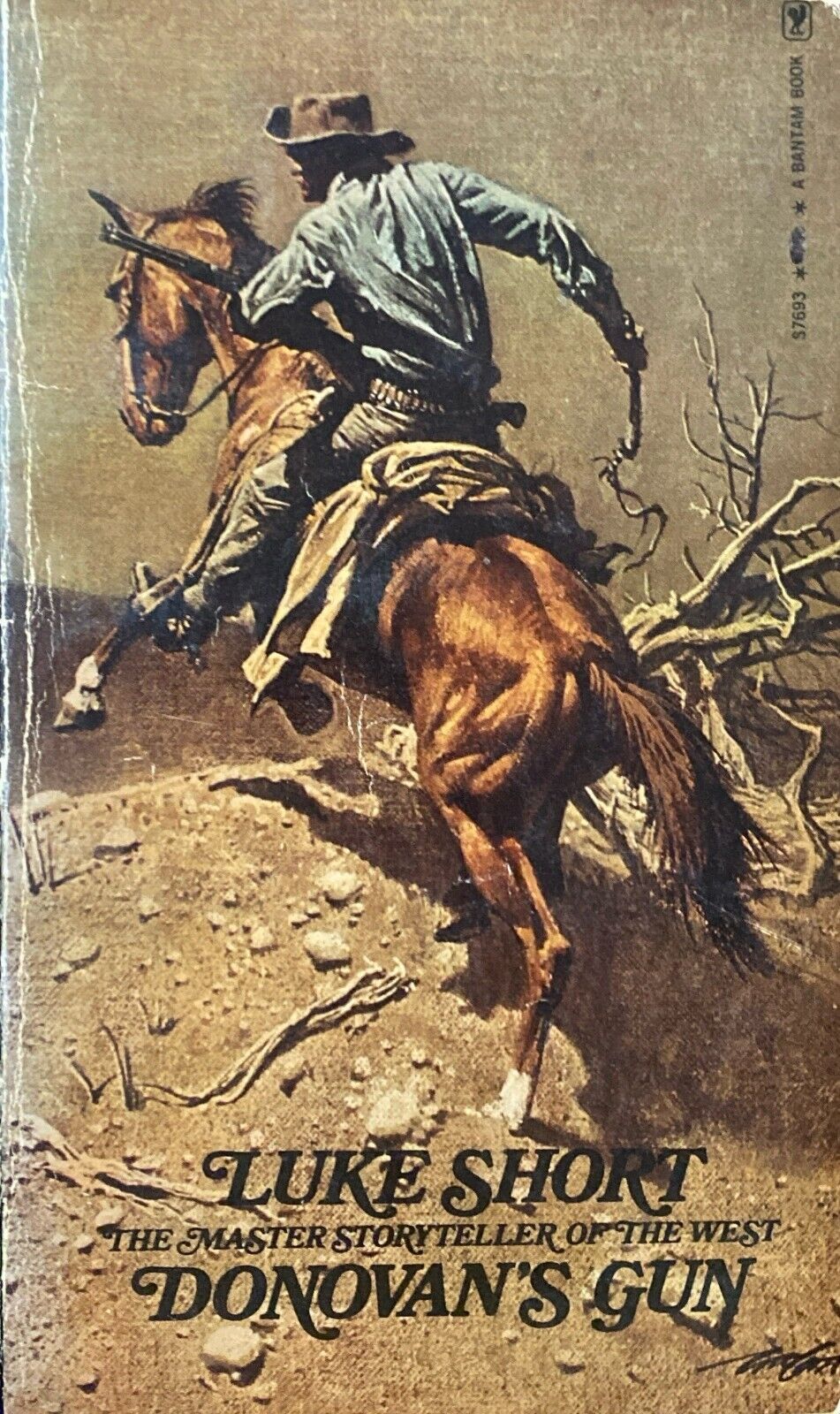 Donovan's Gun by Luke Short 1973 Bantam S7693 Paperback