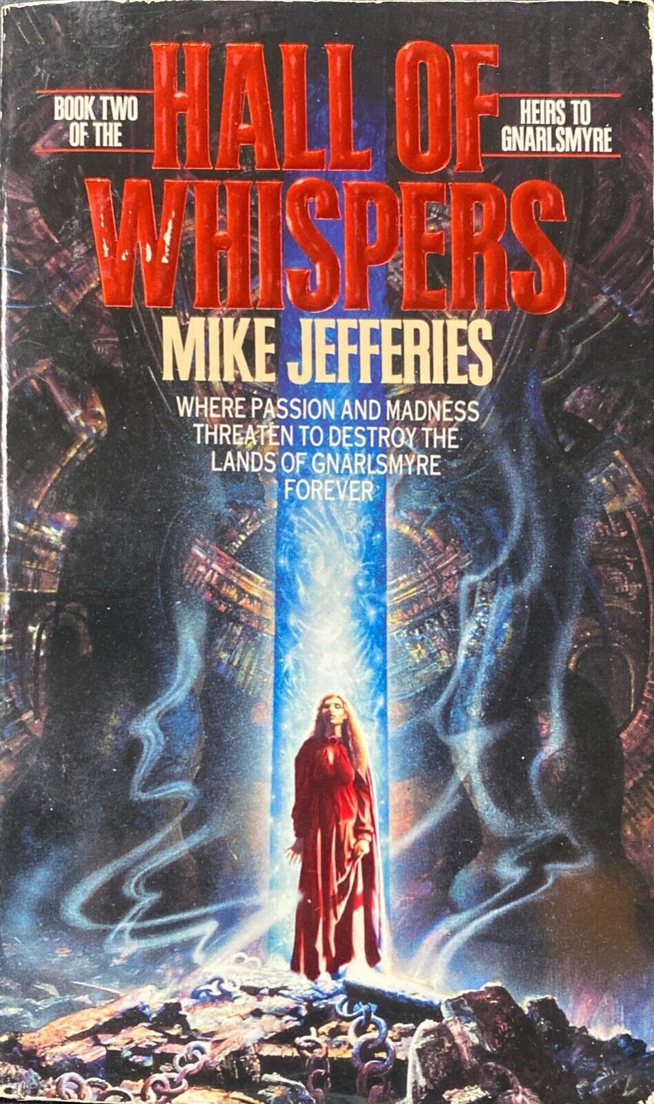 Hall of Whispers by Mike Jefferies 1992 Harper Paperback Heirs of Gnarlsmyre