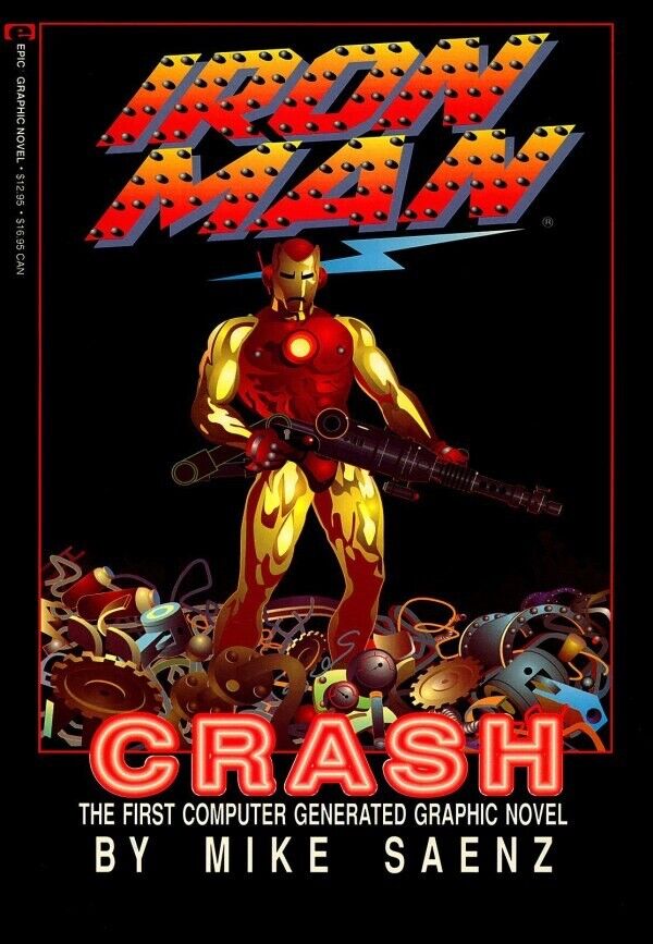 Epic (Marvel) Graphic Novel Iron Man: Crash 1988 Copper Age