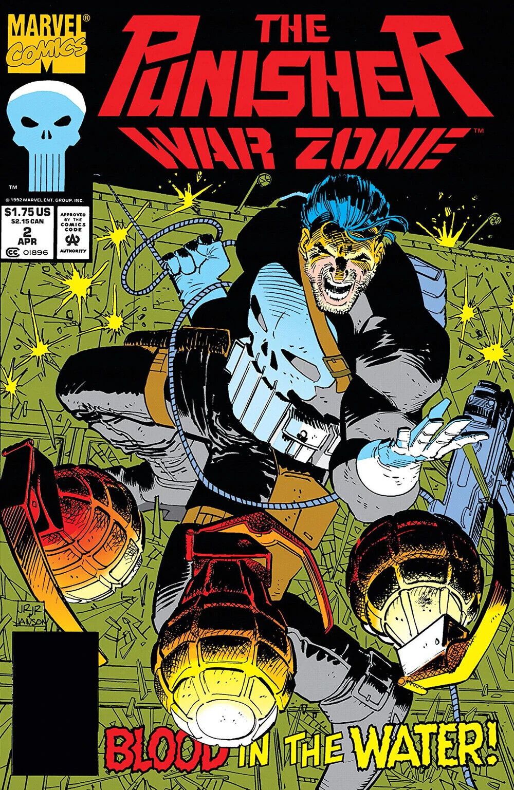 Marvel Comics Punisher War Zone #2 Modern Age 1992
