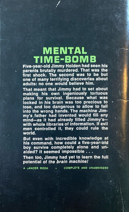 The Brain Machine by George O. Smith 1968 Lancer 74-936 Paperback