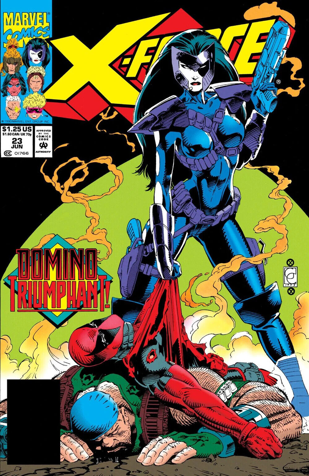 Marvel Comics X-Force #23 Modern Age 1993 Deadpool