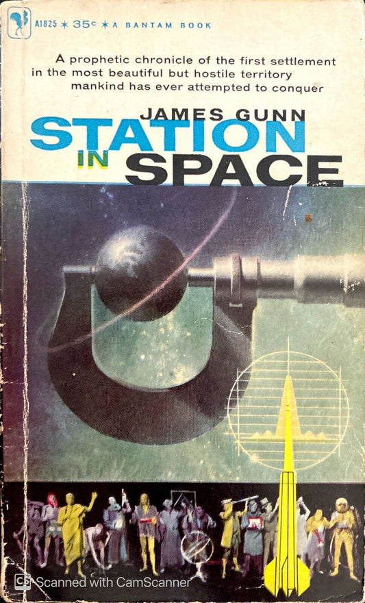 Station in Space by James Gunn 1958 Bantam A1825 Paperback