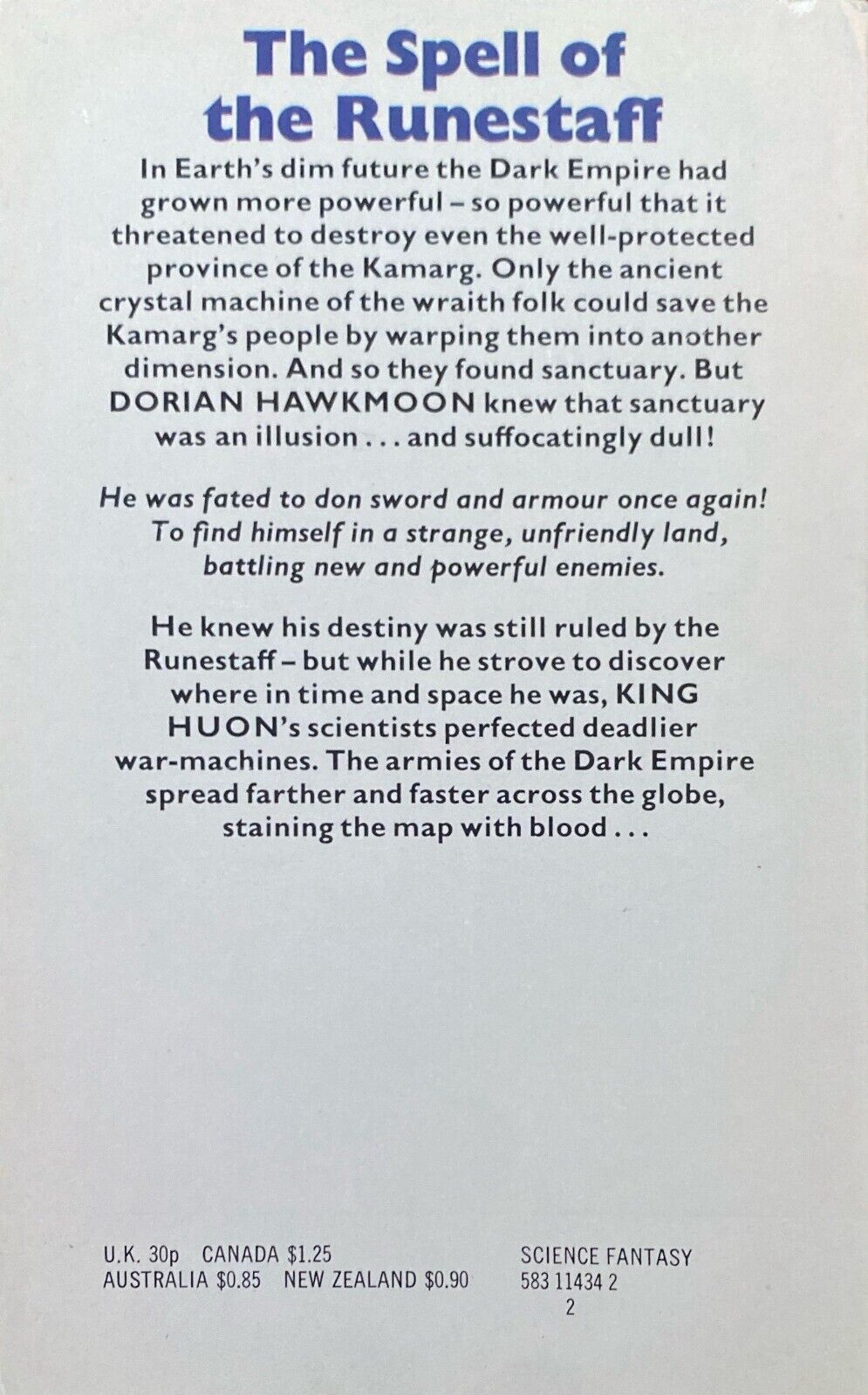 The Sword of the Dawn by Michael Moorcock 1974 Mayflower Paperback