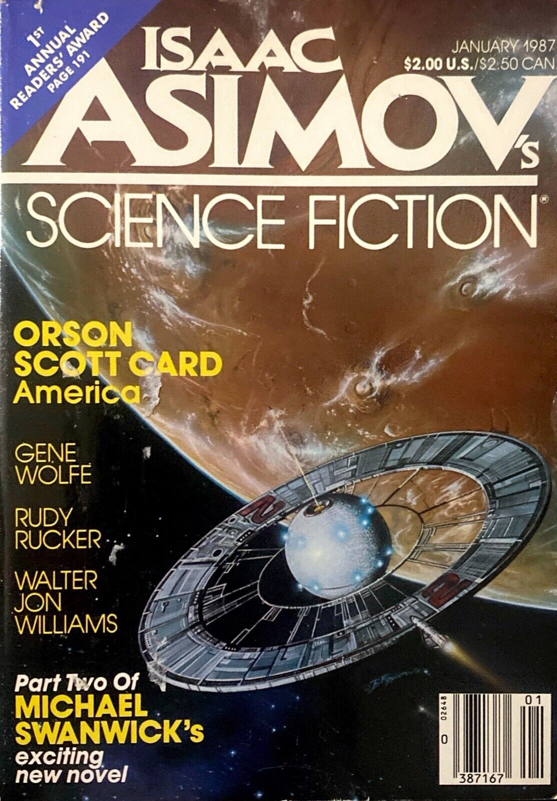 Isaac Asimov's Science Fiction Volume 11 No. 1 January 1987