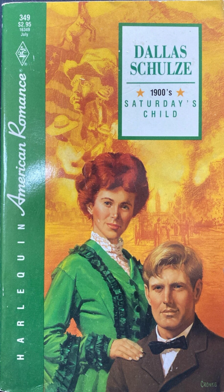 Saturday's Child by Dallas Schulze 1990 Harlequin American Romance Paperback