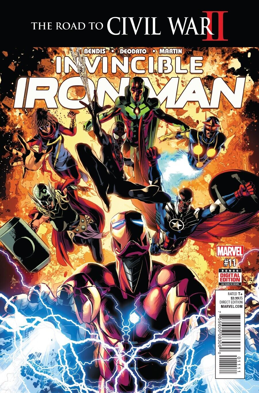 Marvel Comics Invincible Iron Man #11 Modern Age 2016