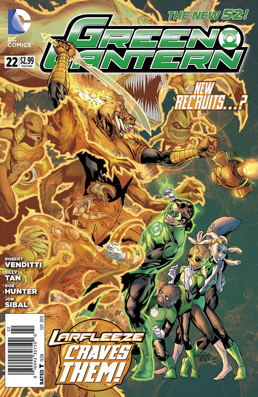DC Comics Green Lantern #22 Modern Age 2013 Variant