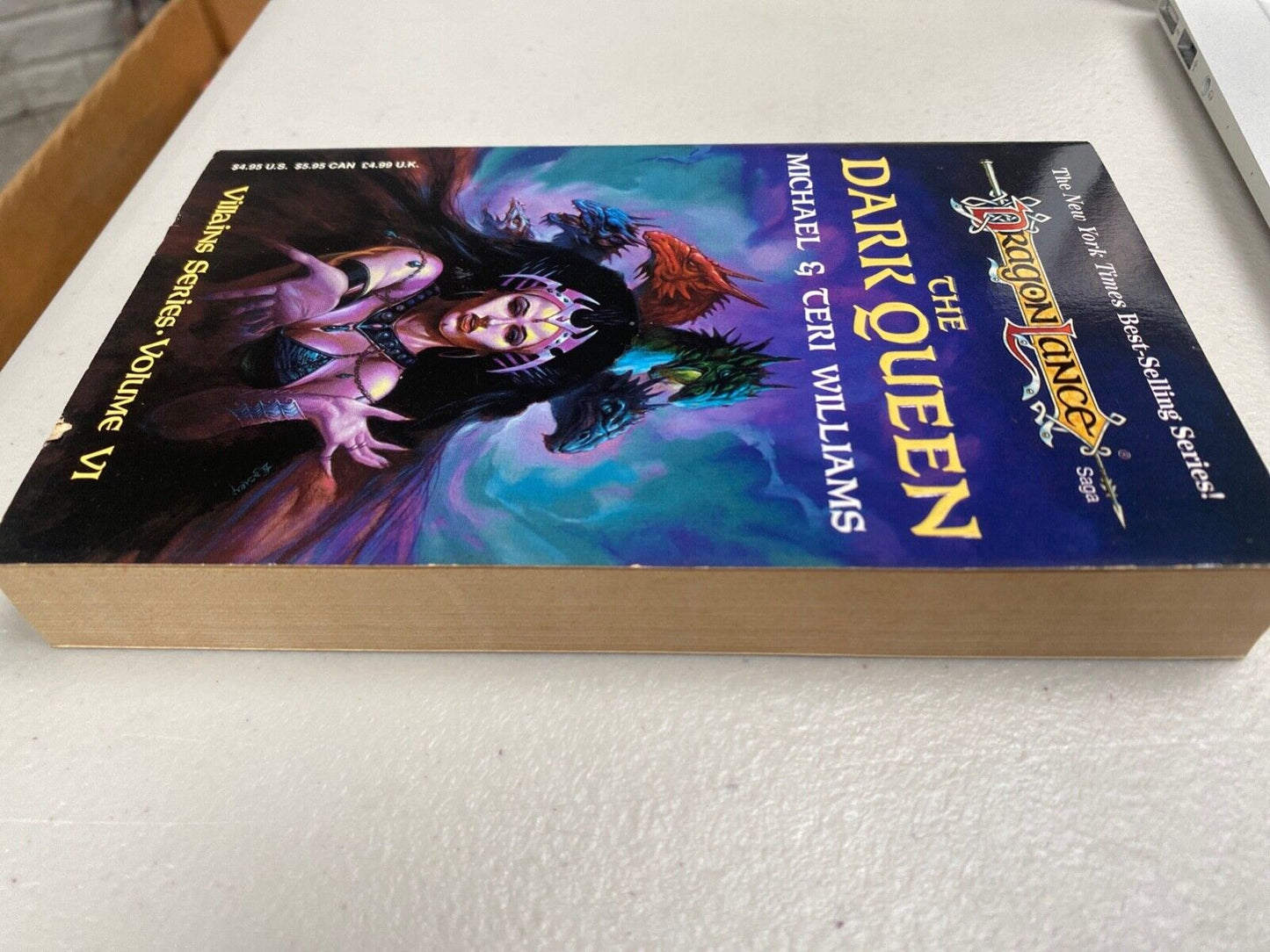 The Dark Queen by Michael & Teri Williams 1994 Paperback Dragonlance Villains
