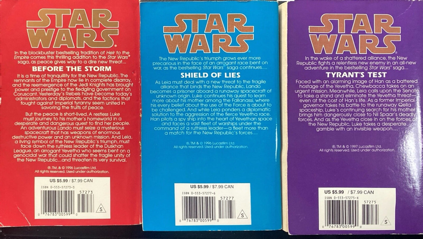 Star Wars: The Black Fleet Crisis Trilogy by Michael P. Kube-McDowell Paperback