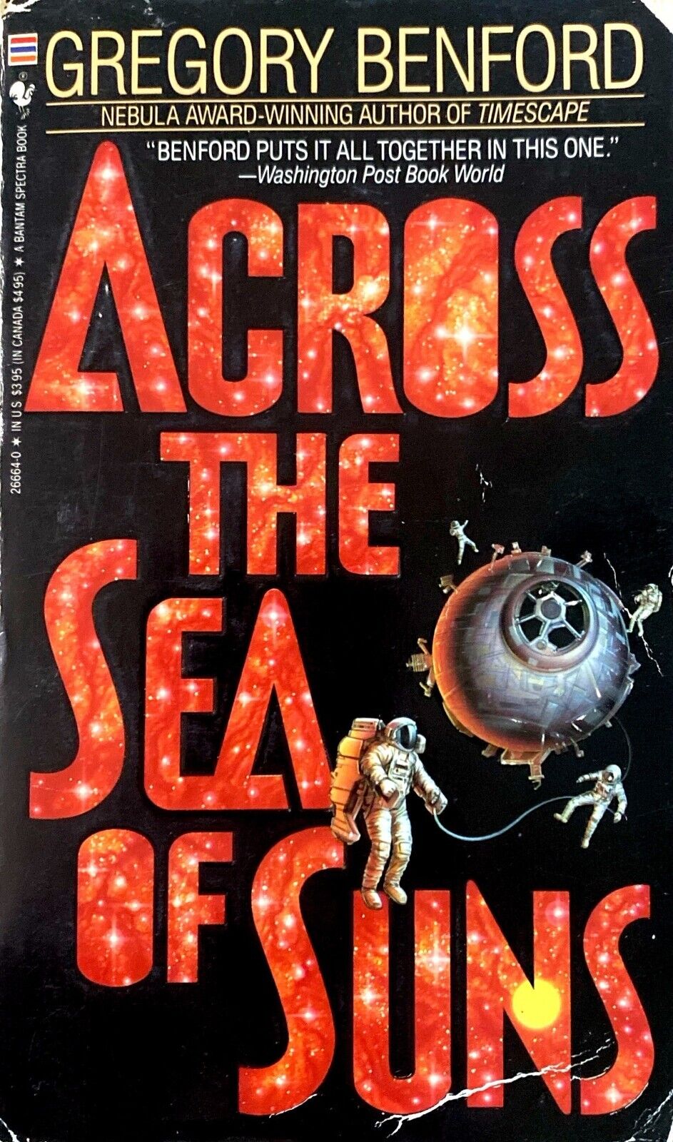 Across the Sea of Suns by Gregory Benford 1987 Bantam Spectra Paperback