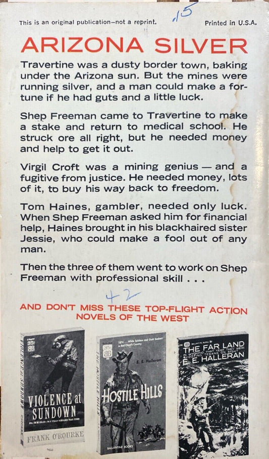 Hardrock by Frank Bonham 1963 Ballantine 714 Paperback