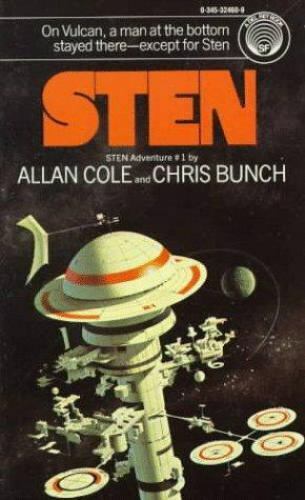 Sten by Alan Cole and Chris Bunch 1989 Ballantine Del Rey Paperback