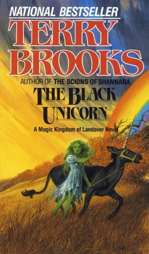 The Black Unicorn by Terry Brooks 1988 Ballantine Del Rey Paperback