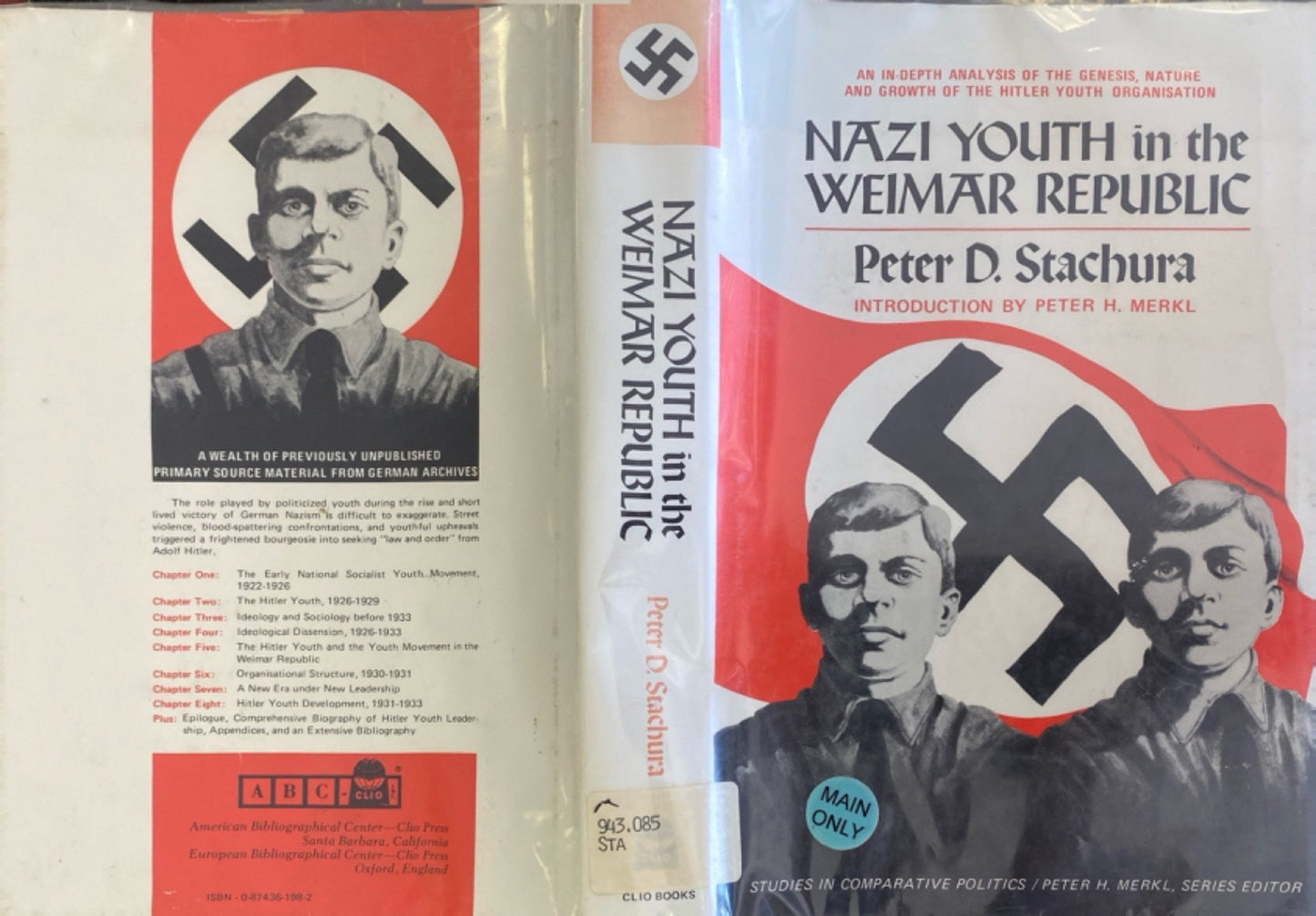 Nazi Youth in the Weimar Republic by Peter D. Stachura 1975 Clio Books Hardcover