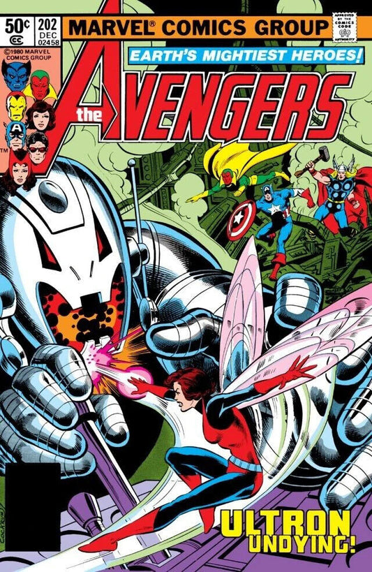 Marvel Comics Avengers #202 Bronze Age 1980 Ultron