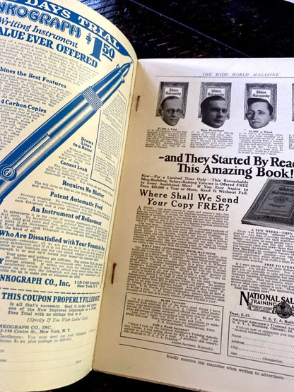 The Wide World Magazine No. 349 Vol. 59 May 1927 London Pulp