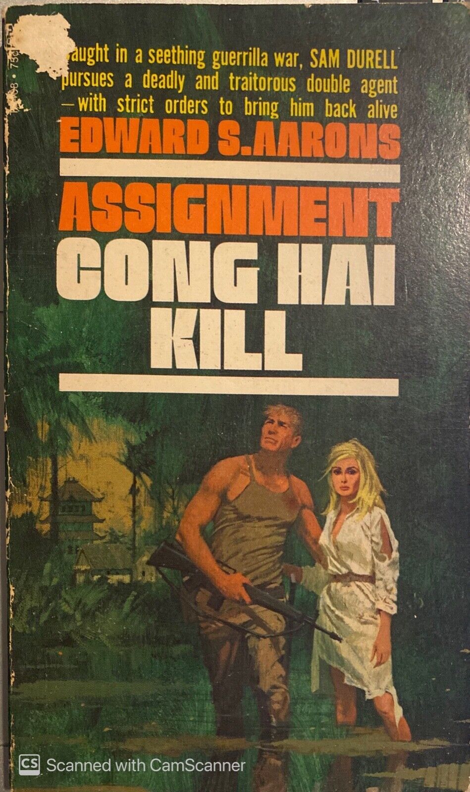 Assignment - Cong Hai Kill by Edward S. Aarons 1966 Fawcett Medal Paperback