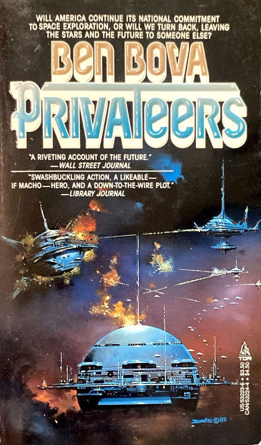 Privateers by Ben Bova 1986 Tor Paperback