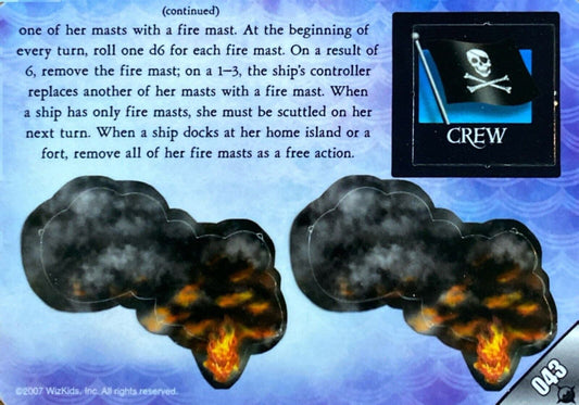 WizKids Pirates CSG at Ocean's Edge 043 Firepot Specialist (Pirate)