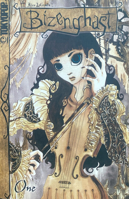 Bizenghast Volume 1 by M. Alice LeGrow 2005 Tokyopop Paperback