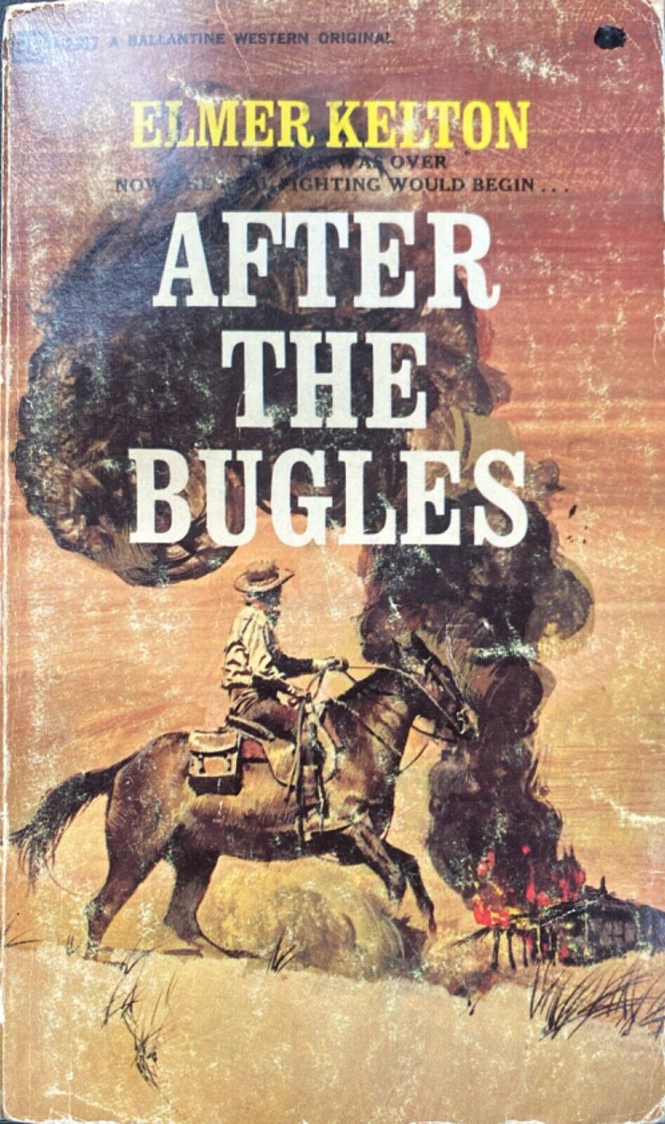 After the Bugles by Elmore Kelton 1967 Ballantine U2307 Paperback