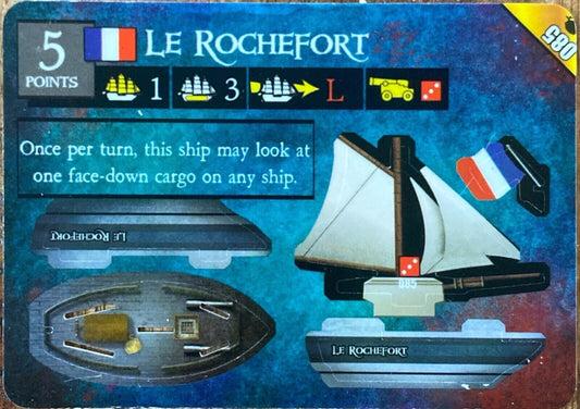 WizKids Pirates CSG of Davy Jones' Curse 085 Le Rochefort Unpunched