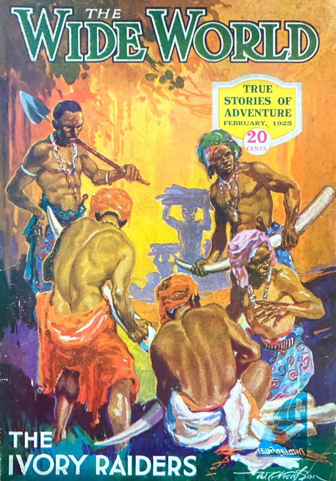 The Wide World Magazine No. 322 Vol. 54 February 1925 London Pulp