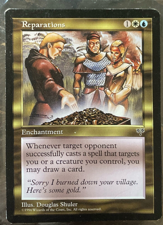 Magic the Gathering (MTG) Reparations Mirage