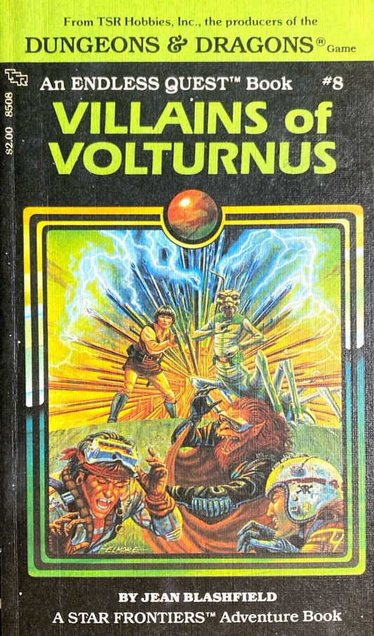 Villains of Volturnus by Jean Blashfield 1983 TSR Paperback D&D Endless Quest