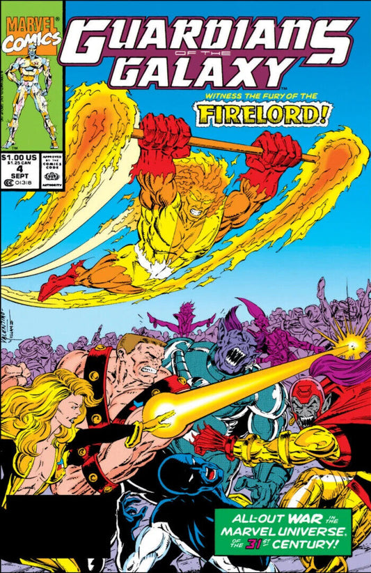 Marvel Comics Guardians of the Galaxy #4 Copper Age 1990