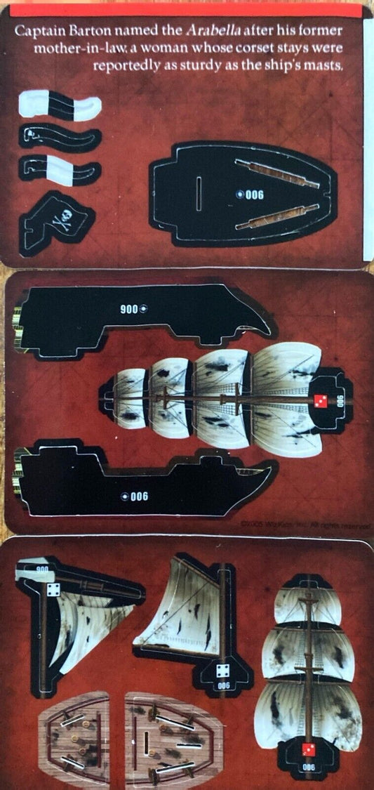 WizKids Pirates CSG of the Crimson Coast 006 Arabella