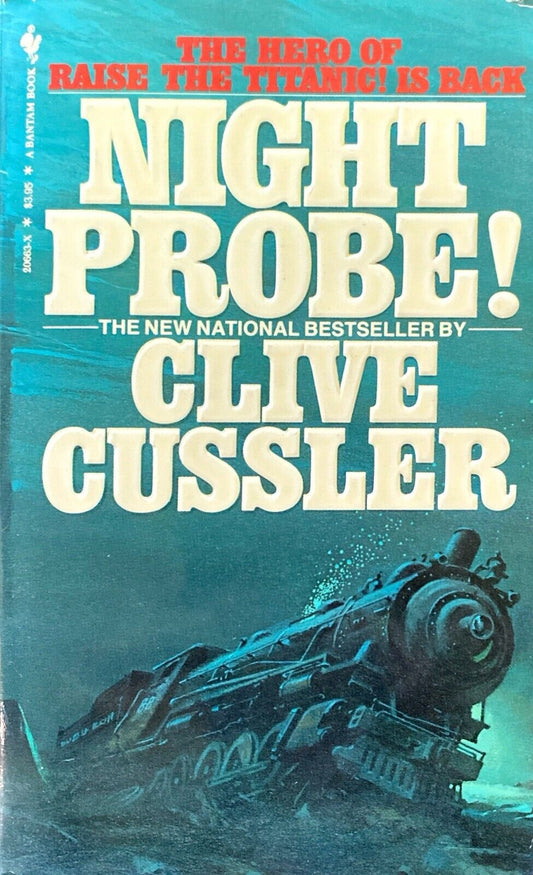 Night Probe! by Clive Cussler 1982 Bantam Paperback First Edition