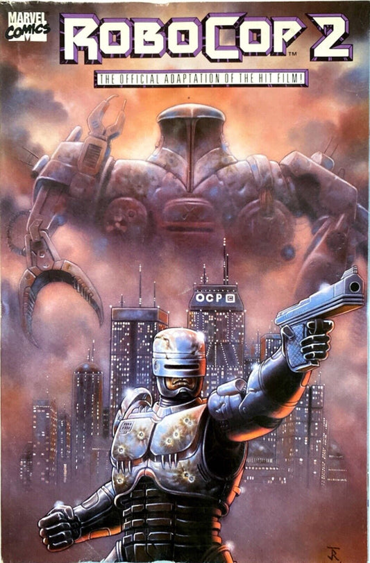 Marvel Comics Robocop 2 Official Movie Adaptation 1990 Copper Age
