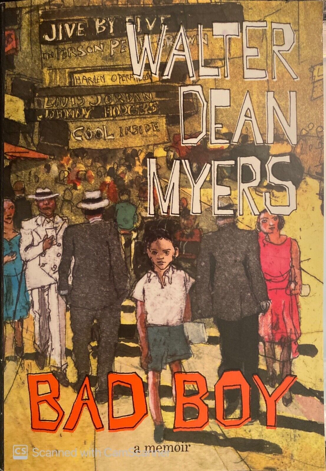 Bad Boy by Walter Dean Myers 2002 Harper Tempest Amistad Paperback