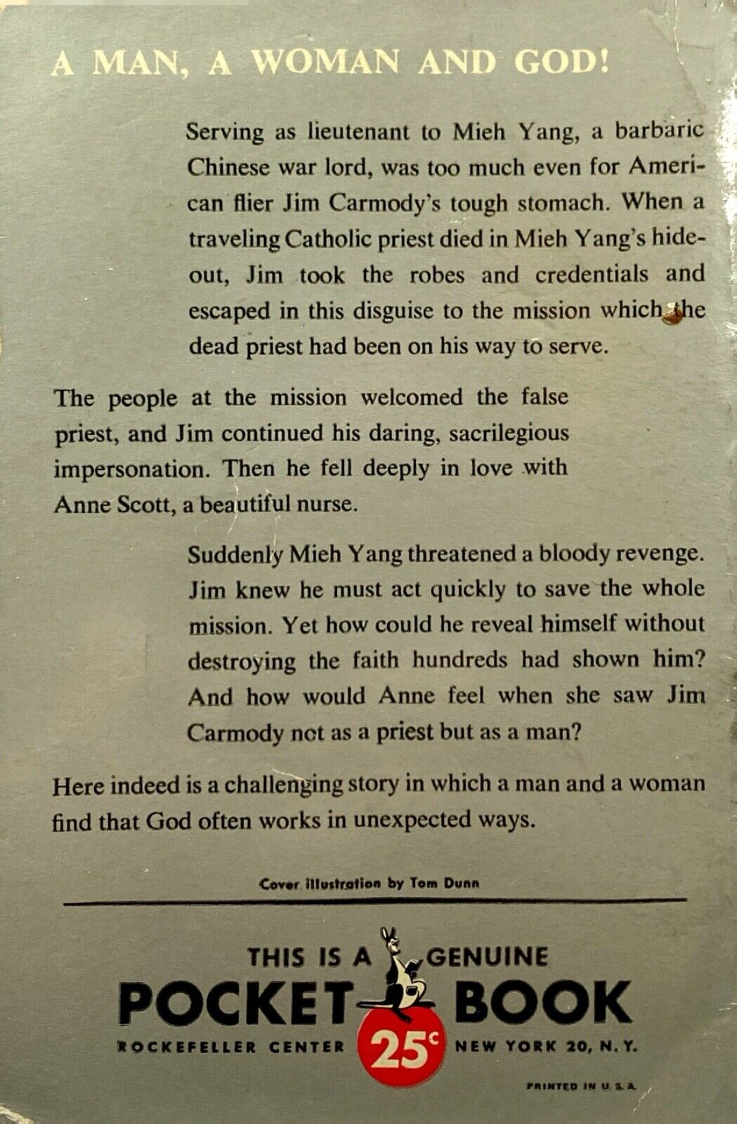 The Left Hand of God by William E. Barrett 1953 Pocket 924 Paperback