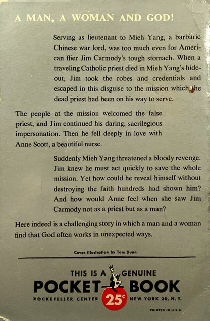 The Left Hand of God by William E. Barrett 1953 Pocket 924 Paperback