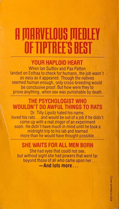 Star Songs of an Old Primate by James Tiptree, Jr. 1978 Del Rey Paperback