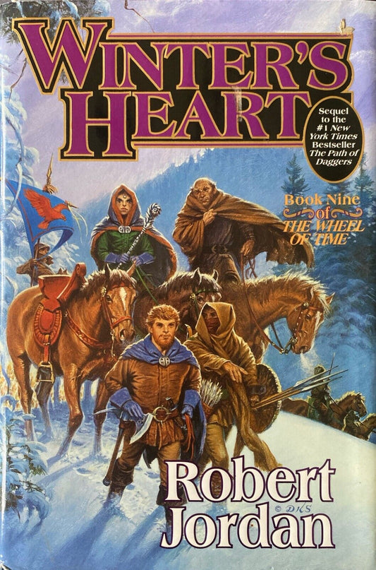 Winter's Heart by Robert Jordan 2000 Tor Hardcover Wheel of Time Book 9 First
